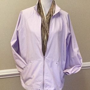 Blair unlined casual zip up jacket with 2 big front pockets size M